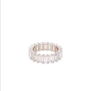 The Emerald Cut Pave Ring - The M Jewelers NY